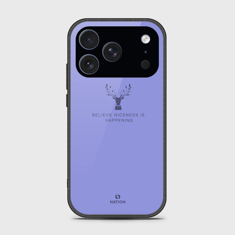 iPhone 17 Pro - Nice Series - HQ Ultra Shine Premium Infinity Glass Soft Silicon Borders Case