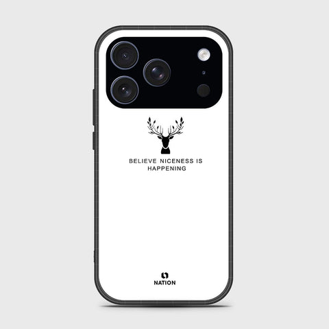 iPhone 17 Pro Max - Nice Series - HQ Ultra Shine Premium Infinity Glass Soft Silicon Borders Case