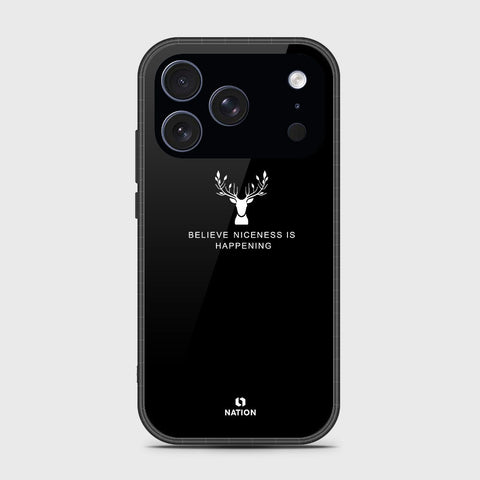 iPhone 17 Pro Max - Nice Series - HQ Ultra Shine Premium Infinity Glass Soft Silicon Borders Case