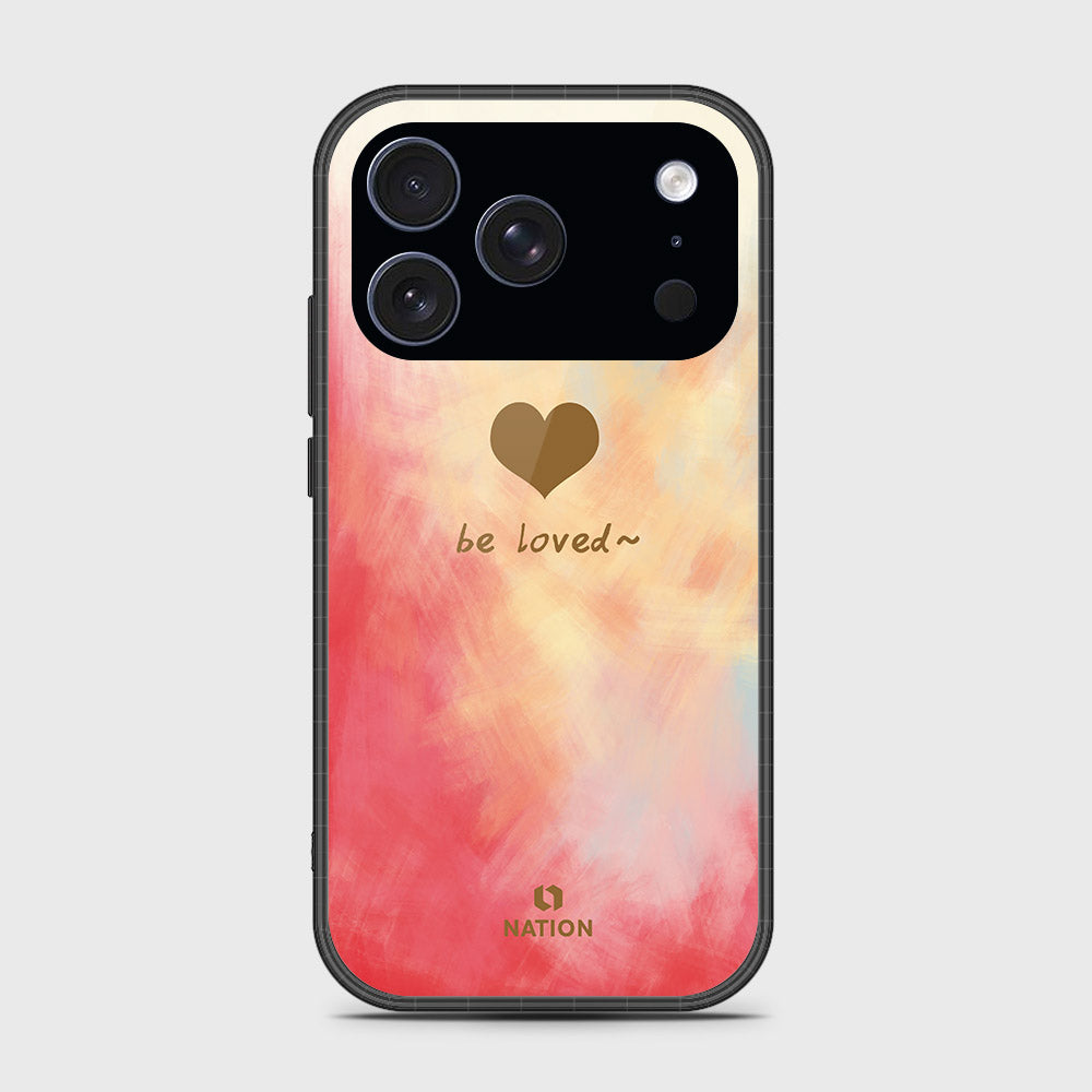 iPhone 17 Pro - Onation Heart Series - HQ Ultra Shine Premium Infinity Glass Soft Silicon Borders Case
