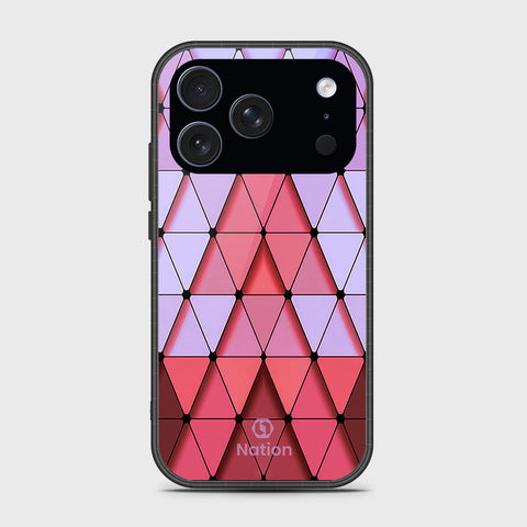 iPhone 17 Pro - Onation Pyramid Series - HQ Ultra Shine Premium Infinity Glass Soft Silicon Borders Case