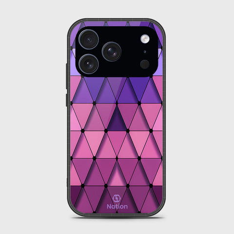 iPhone 17 Pro Max - Onation Pyramid Series - HQ Ultra Shine Premium Infinity Glass Soft Silicon Borders Case