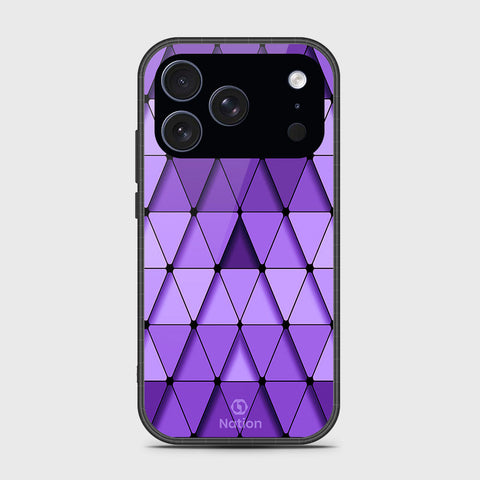 iPhone 17 Pro - Onation Pyramid Series - HQ Ultra Shine Premium Infinity Glass Soft Silicon Borders Case