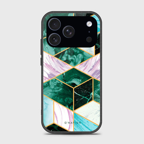 iPhone 17 Pro Max - O'Nation Shades of Marble Series - HQ Ultra Shine Premium Infinity Glass Soft Silicon Borders Case