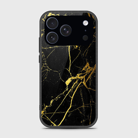 iPhone 17 Pro Max - Black Marble Series - HQ Ultra Shine Premium Infinity Glass Soft Silicon Borders Case