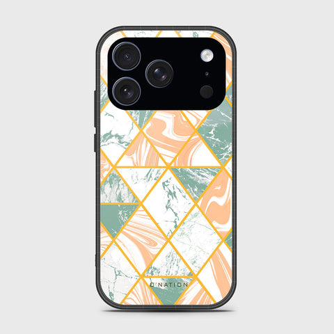 iPhone 17 Pro - O'Nation Shades of Marble Series - HQ Ultra Shine Premium Infinity Glass Soft Silicon Borders Case