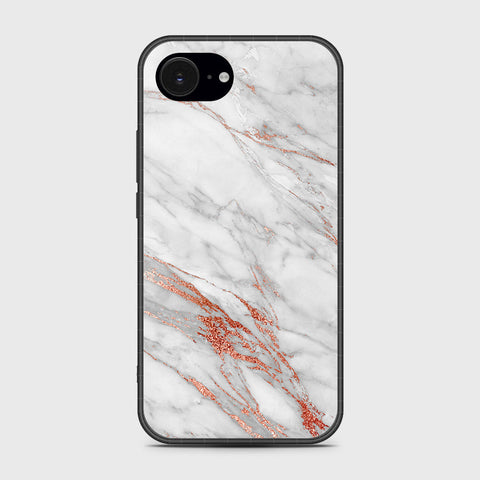 iPhone 16e - White Marble Series - HQ Premium Shine Durable Shatterproof Case