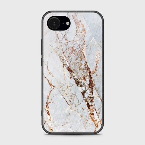 iPhone 16e - White Marble Series - HQ Premium Shine Durable Shatterproof Case