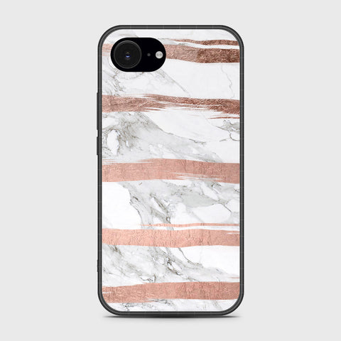 iPhone 16e - White Marble Series - HQ Premium Shine Durable Shatterproof Case
