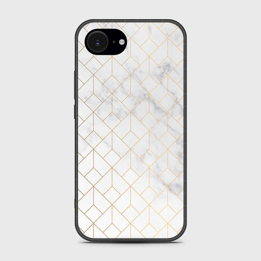 iPhone 16e - White Marble Series 2 - HQ Premium Shine Durable Shatterproof Case