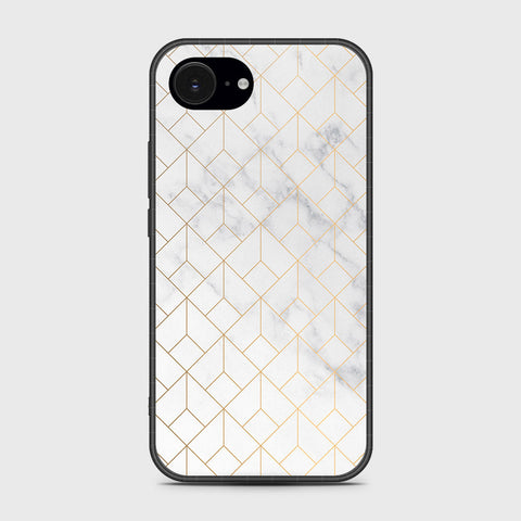 iPhone 16e - White Marble Series 2 - HQ Premium Shine Durable Shatterproof Case