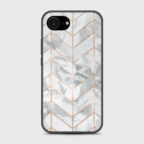 iPhone 16e - White Marble Series 2 - HQ Premium Shine Durable Shatterproof Case