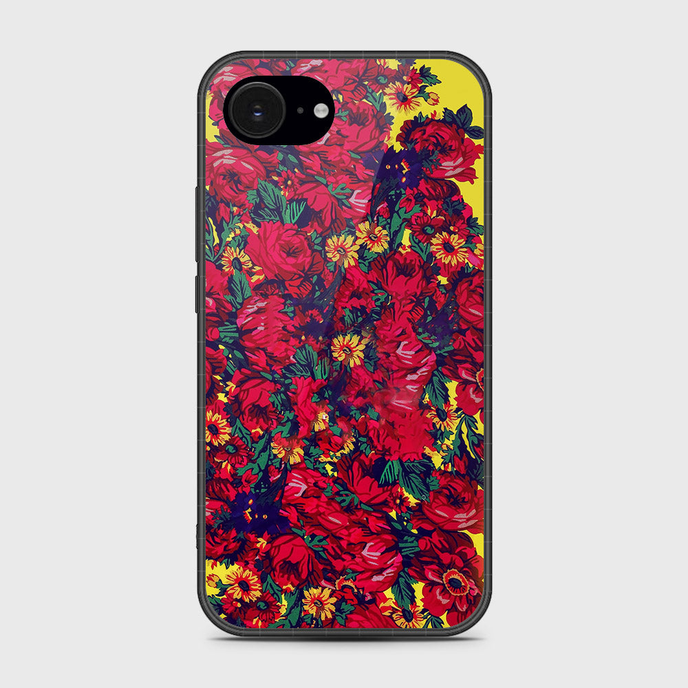 iPhone 16e - Floral Series - HQ Premium Shine Durable Shatterproof Case