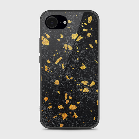 iPhone 16e - Black Marble Series - HQ Premium Shine Durable Shatterproof Case