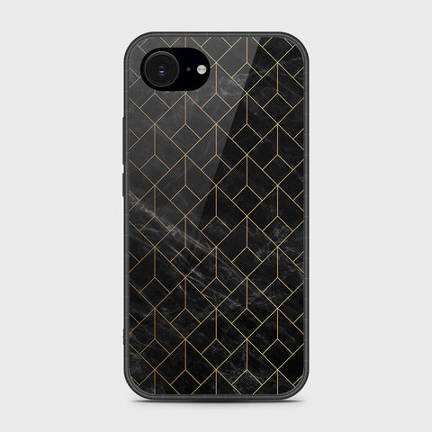 iPhone 16e - Black Marble Series - HQ Premium Shine Durable Shatterproof Case
