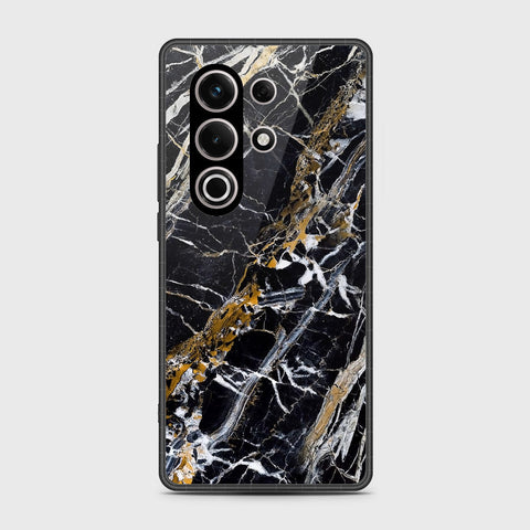 itel S25 Ultra - Black Marble Series - HQ Premium Shine Durable Shatterproof Case