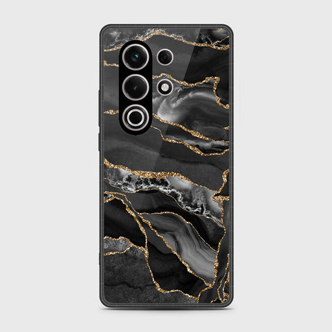 itel S25 Ultra - Black Marble Series - HQ Premium Shine Durable Shatterproof Case