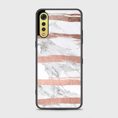 LG G9 Cover- White Marble Series - HQ Premium Shine Durable Shatterproof Case