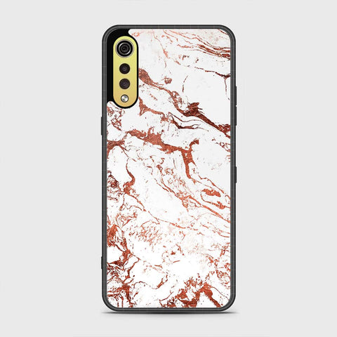 LG G9 Cover- White Marble Series 2 - HQ Premium Shine Durable Shatterproof Case