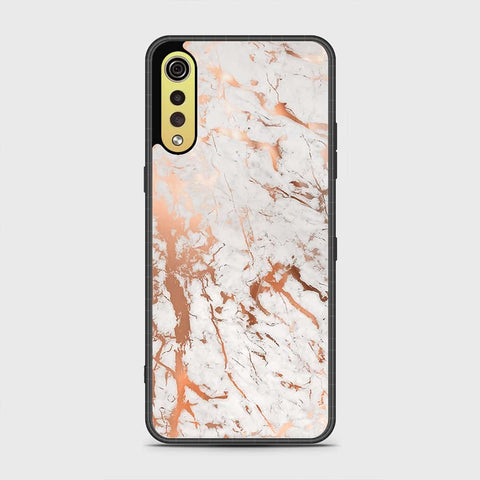 LG G9 Cover- White Marble Series 2 - HQ Premium Shine Durable Shatterproof Case