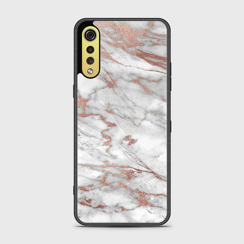 LG G9 Cover- White Marble Series 2 - HQ Premium Shine Durable Shatterproof Case