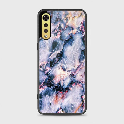 LG G9 Cover- White Marble Series 2 - HQ Premium Shine Durable Shatterproof Case