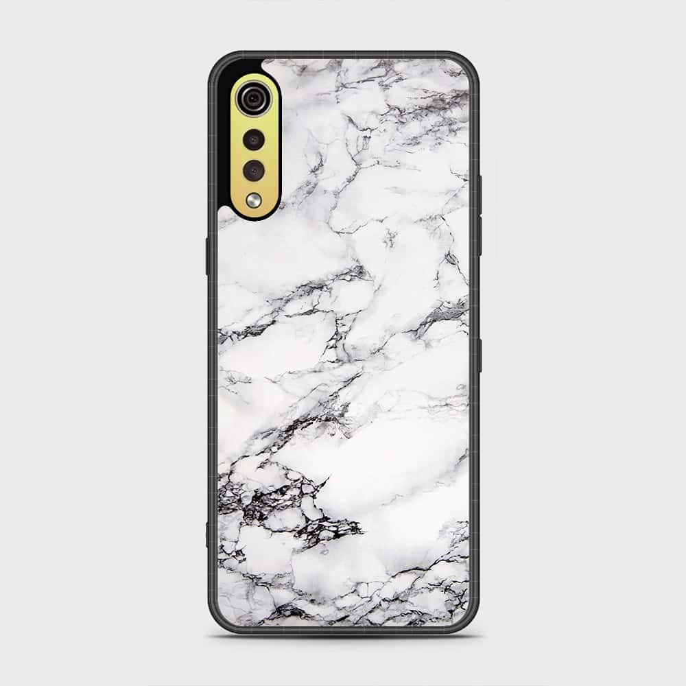 LG G9 Cover- White Marble Series - HQ Premium Shine Durable Shatterproof Case