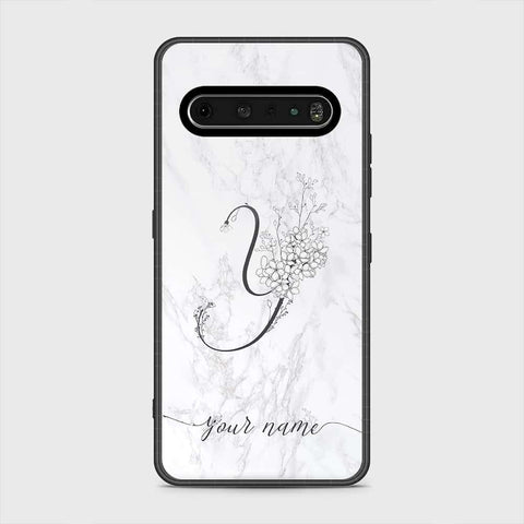 LG V60 Cover- Personalized Alphabet Series - HQ Premium Shine Durable Shatterproof Case