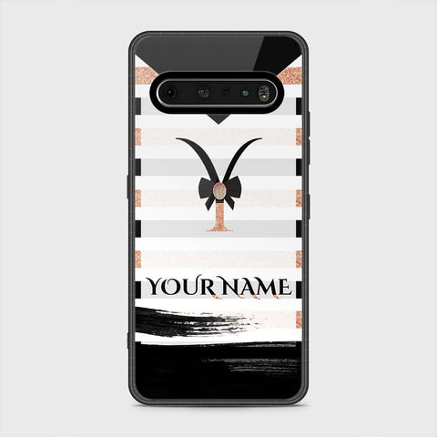 LG V60 Cover- Personalized Alphabet Series - HQ Premium Shine Durable Shatterproof Case