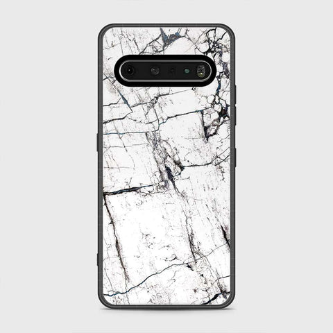 LG V60 Cover- White Marble Series 2 - HQ Premium Shine Durable Shatterproof Case