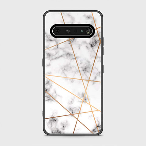 LG V60 Cover- White Marble Series 2 - HQ Premium Shine Durable Shatterproof Case