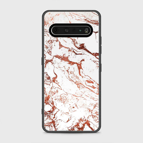 LG V60 Cover- White Marble Series 2 - HQ Premium Shine Durable Shatterproof Case
