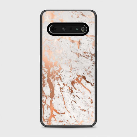 LG V60 Cover- White Marble Series 2 - HQ Premium Shine Durable Shatterproof Case