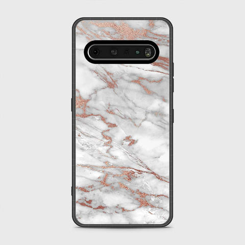 LG V60 Cover- White Marble Series 2 - HQ Premium Shine Durable Shatterproof Case