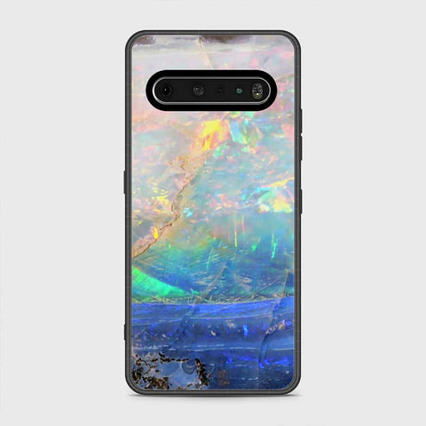 LG V60 Cover- Colorful Marble Series - HQ Premium Shine Durable Shatterproof Case