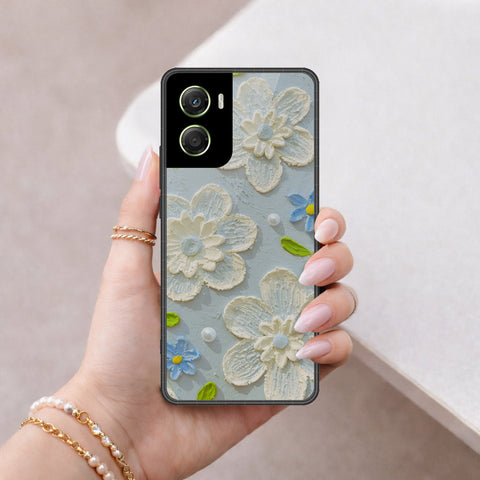 Motorola Moto G06 Cover - Floral Series - Design 3 - Sky Blue - HQ Premium Shine Durable Shatterproof Case