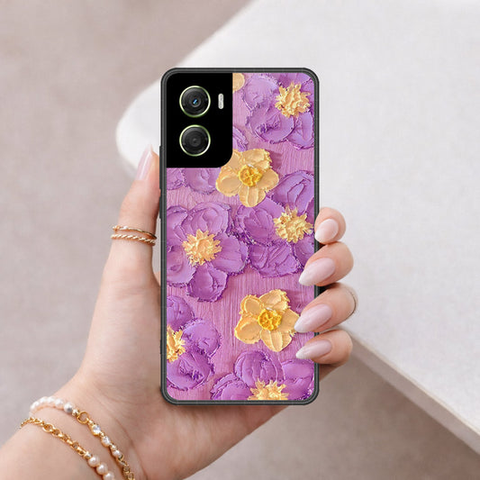 Motorola Moto G06 Cover - Floral Series - Design 8 - Purple & Yellow - HQ Premium Shine Durable Shatterproof Case