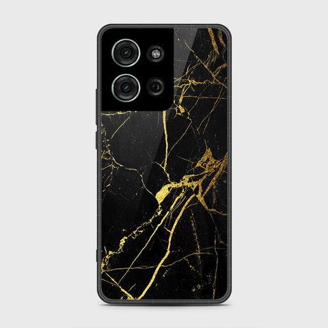Motorola Moto G75 - Black Marble Series - HQ Premium Shine Durable Shatterproof Case