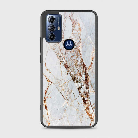 Motorola Moto G Play 2023 Cover- White Marble Series - HQ Premium Shine Durable Shatterproof Case