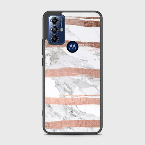 Motorola Moto G Play 2023 Cover- White Marble Series - HQ Premium Shine Durable Shatterproof Case
