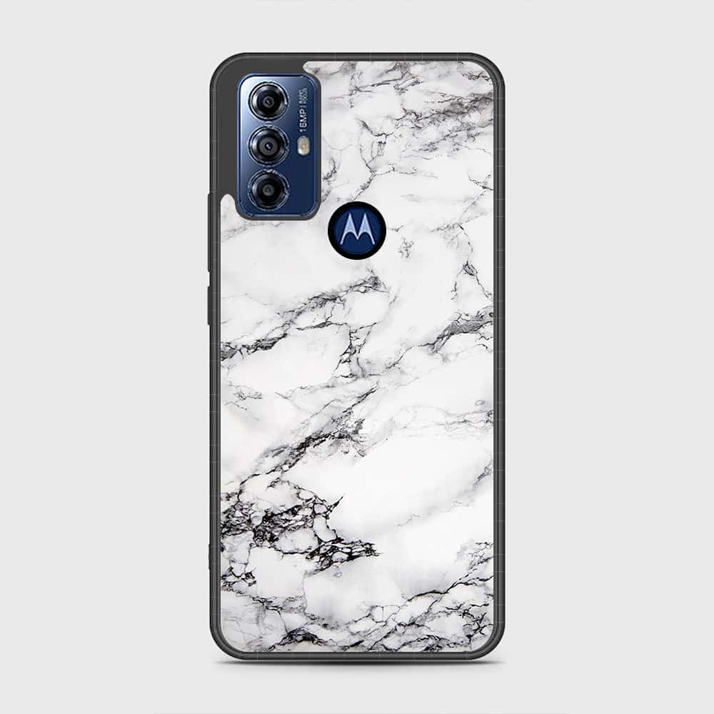 Motorola Moto G Play 2023 Cover- White Marble Series - HQ Premium Shine Durable Shatterproof Case