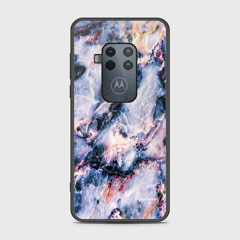 Motorola Moto One Zoom Cover- White Marble Series 2 - HQ Premium Shine Durable Shatterproof Case