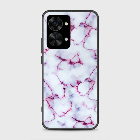OnePlus Nord 2T - White Marble Series - HQ Premium Shine Durable Shatterproof Case