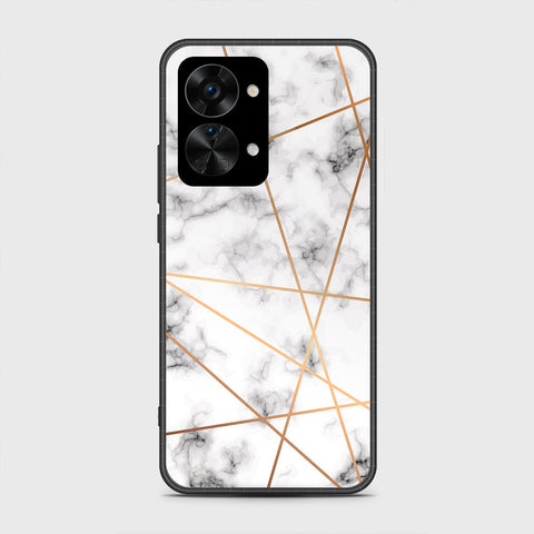 OnePlus Nord 2T - White Marble Series 2 - HQ Premium Shine Durable Shatterproof Case