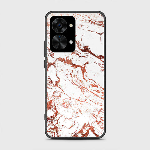OnePlus Nord 2T - White Marble Series 2 - HQ Premium Shine Durable Shatterproof Case