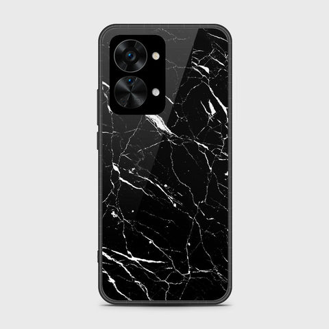 OnePlus Nord 2T - Black Marble Series - HQ Premium Shine Durable Shatterproof Case