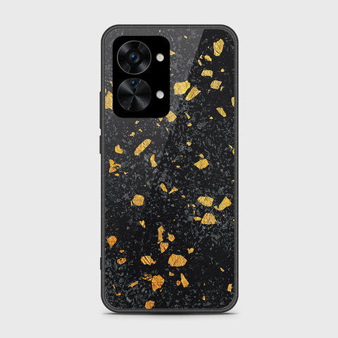 OnePlus Nord 2T - Black Marble Series - HQ Premium Shine Durable Shatterproof Case