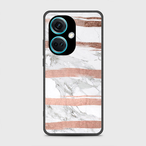 OnePlus Nord CE3 - White Marble Series - HQ Premium Shine Durable Shatterproof Case