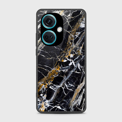 OnePlus Nord CE3 - Black Marble Series - HQ Premium Shine Durable Shatterproof Case