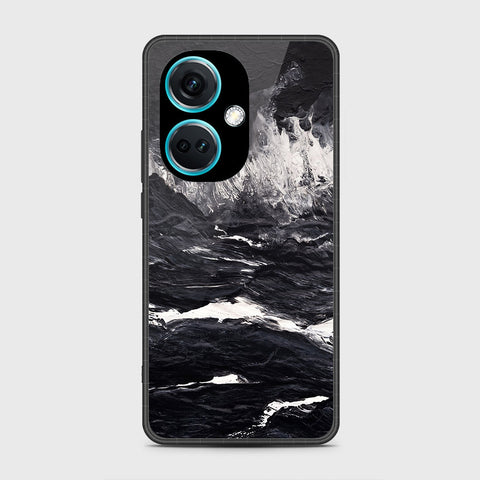 OnePlus Nord CE3 - Black Marble Series - HQ Premium Shine Durable Shatterproof Case